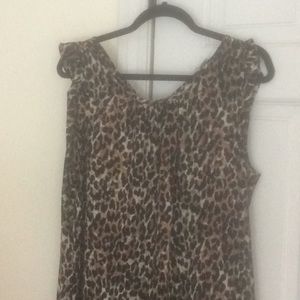 Leopard print blouse
